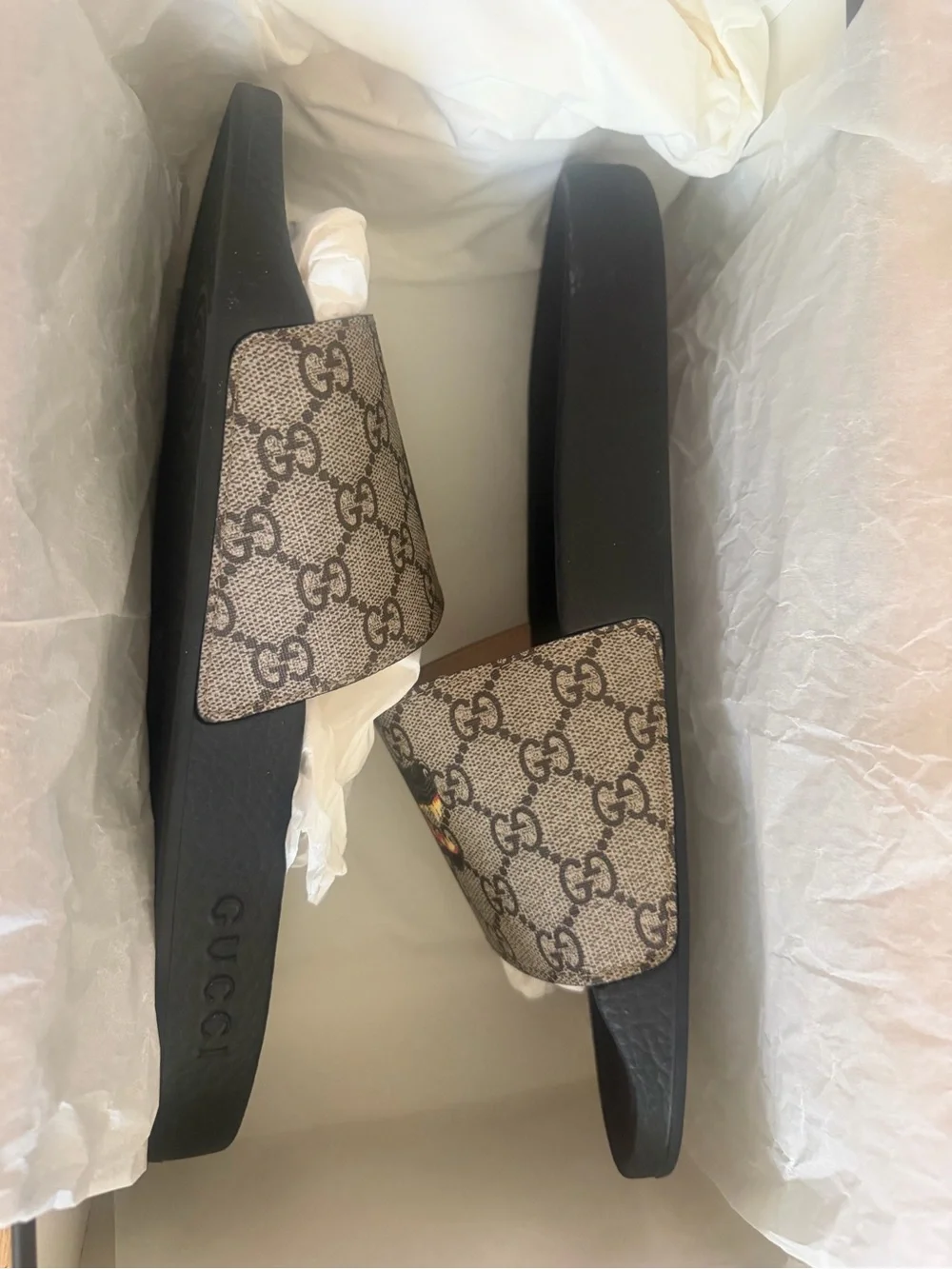 Authentic Gucci Pursuit Wolf Slides Men’s Size 12 EU 45 | Worn Once